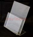 Porta brochure singolo A4 verticale